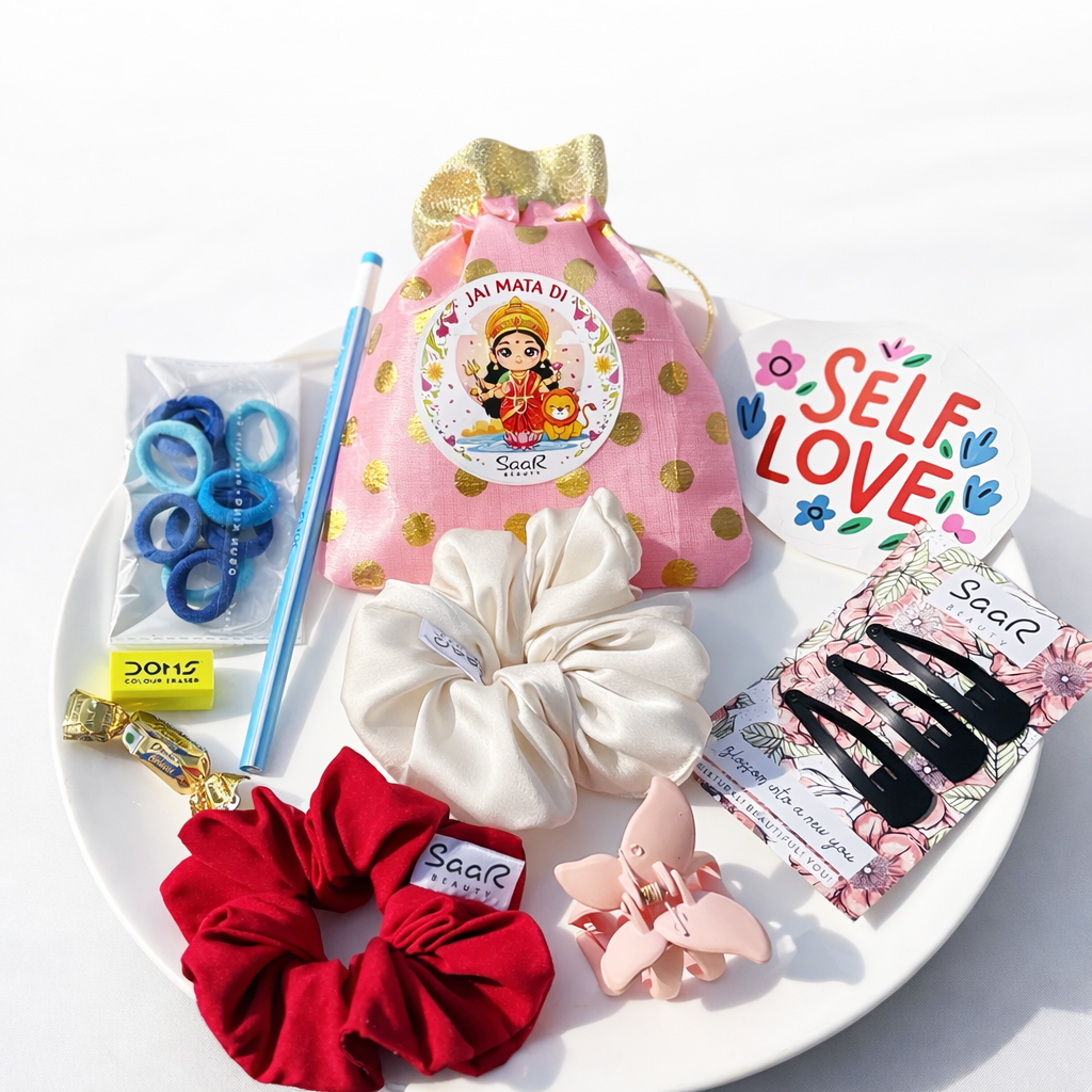 Kanya Pujan Special Gift Hamper – Stylish Hair Accessories Kit