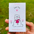Cute pastel Love You Bear card – Saar Beauty greeting card add-on for hampers and gifts”