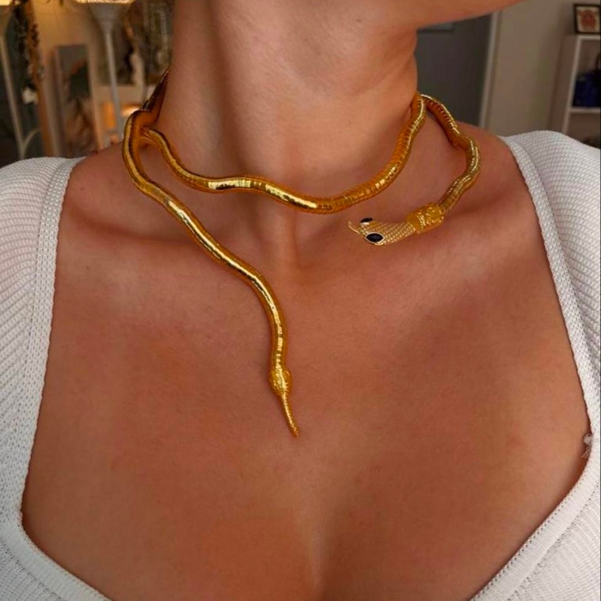 Viral Multi-Purpose Bendable Snake Necklace - Perfect for Creative Styling