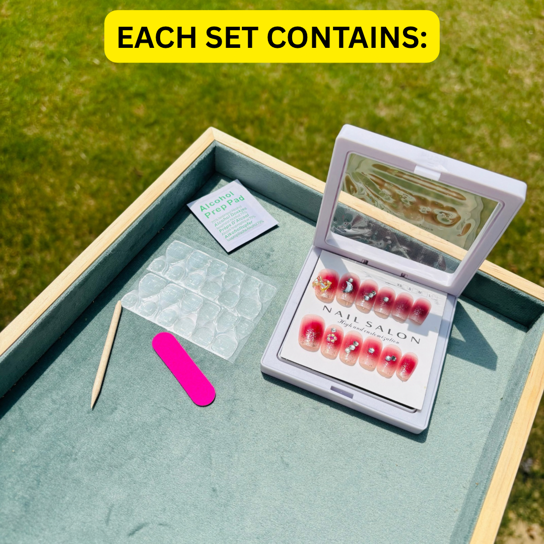 Nail extensions stick ons box
