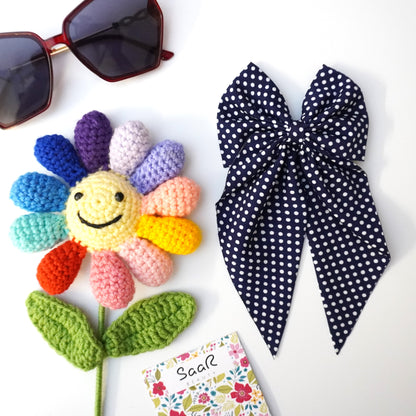 THE CLASSIC POLKA DOTS BOW CLIP