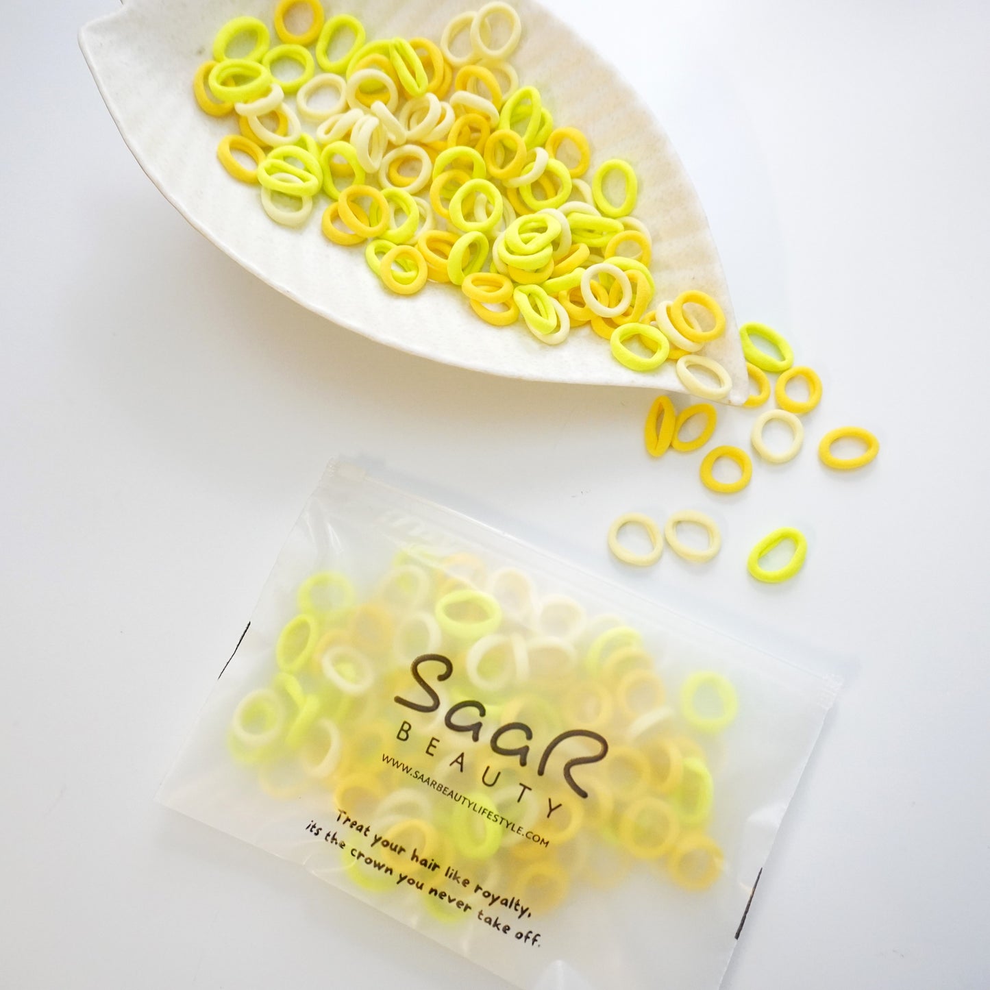 RUBBER TIES PACK OF 100 WITH SAAR POUCH