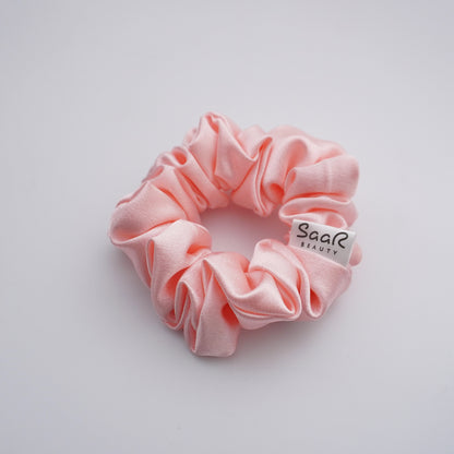 SaaR Beauty Fluffy Silk Satin Scrunchies – Soft, Luxurious, and Perfect for All Hair Types