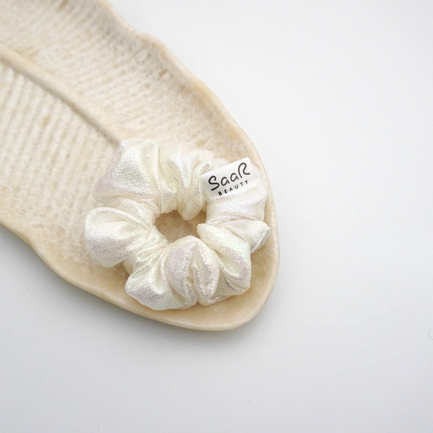 Fluffy Soft Holographic Metallic Medium Scrunchies- Vibrant Colors by SaaR Beauty