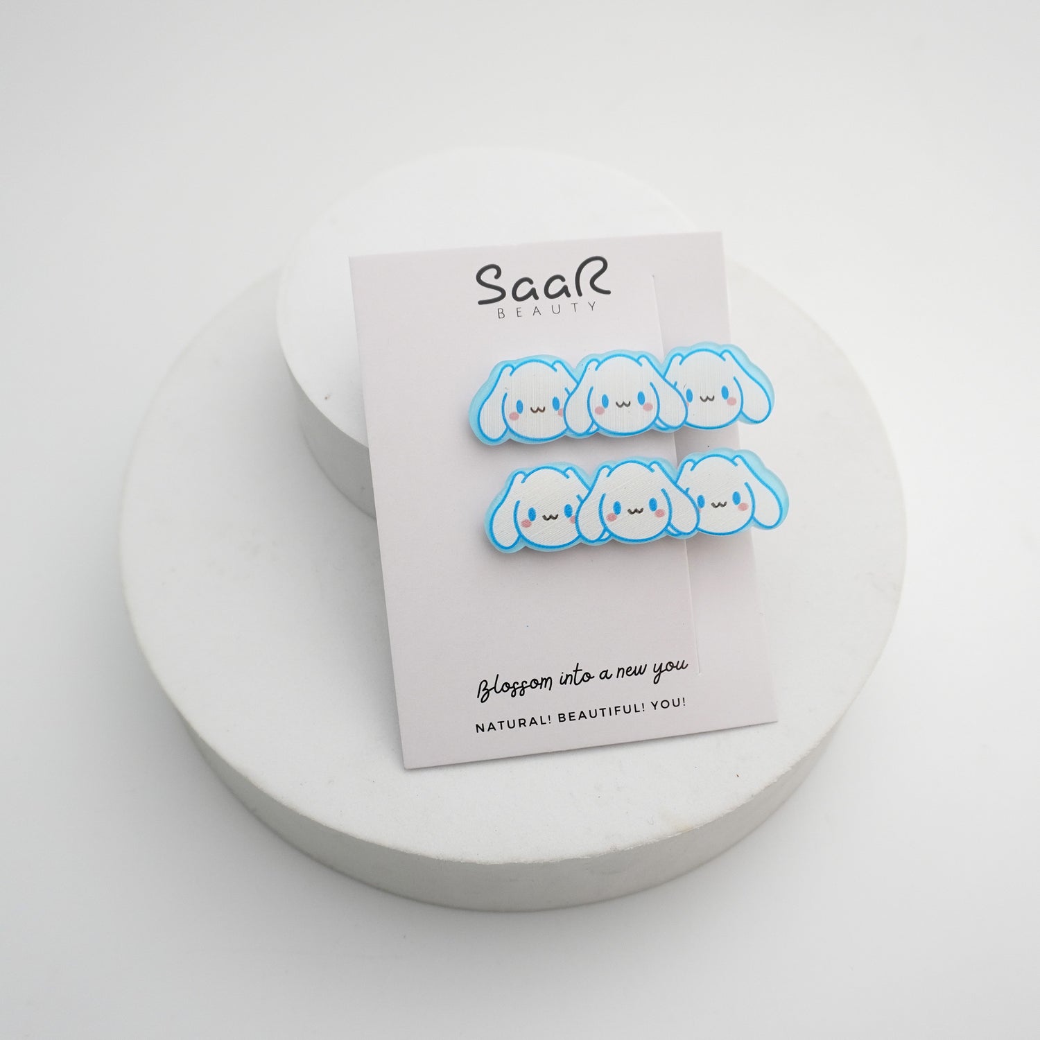 Cartoon Character Hair Clip Set – Pack of 2 Fun and High-Quality Clips for Girls, Women &amp; Kids by SaaR Beauty