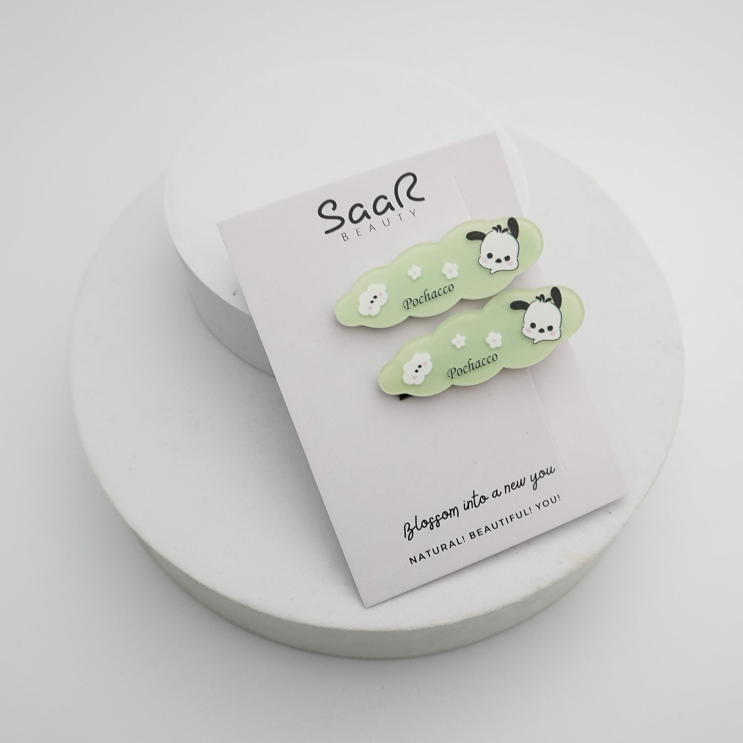 Cartoon Character Hair Clip Set – Pack of 2 Fun and High-Quality Clips for Girls, Women &amp; Kids by SaaR Beauty