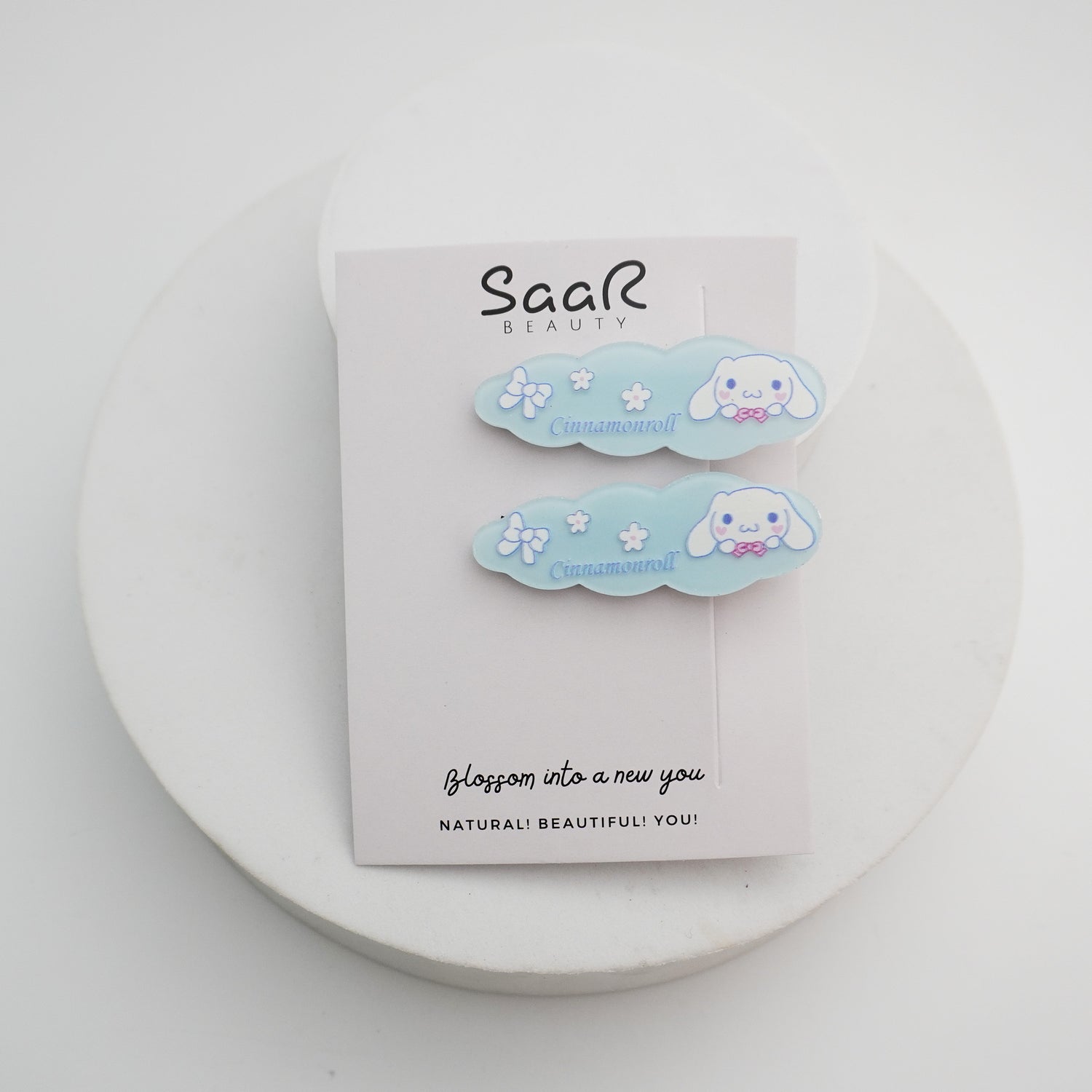 Cartoon Character Hair Clip Set – Pack of 2 Fun and High-Quality Clips for Girls, Women &amp; Kids by SaaR Beauty