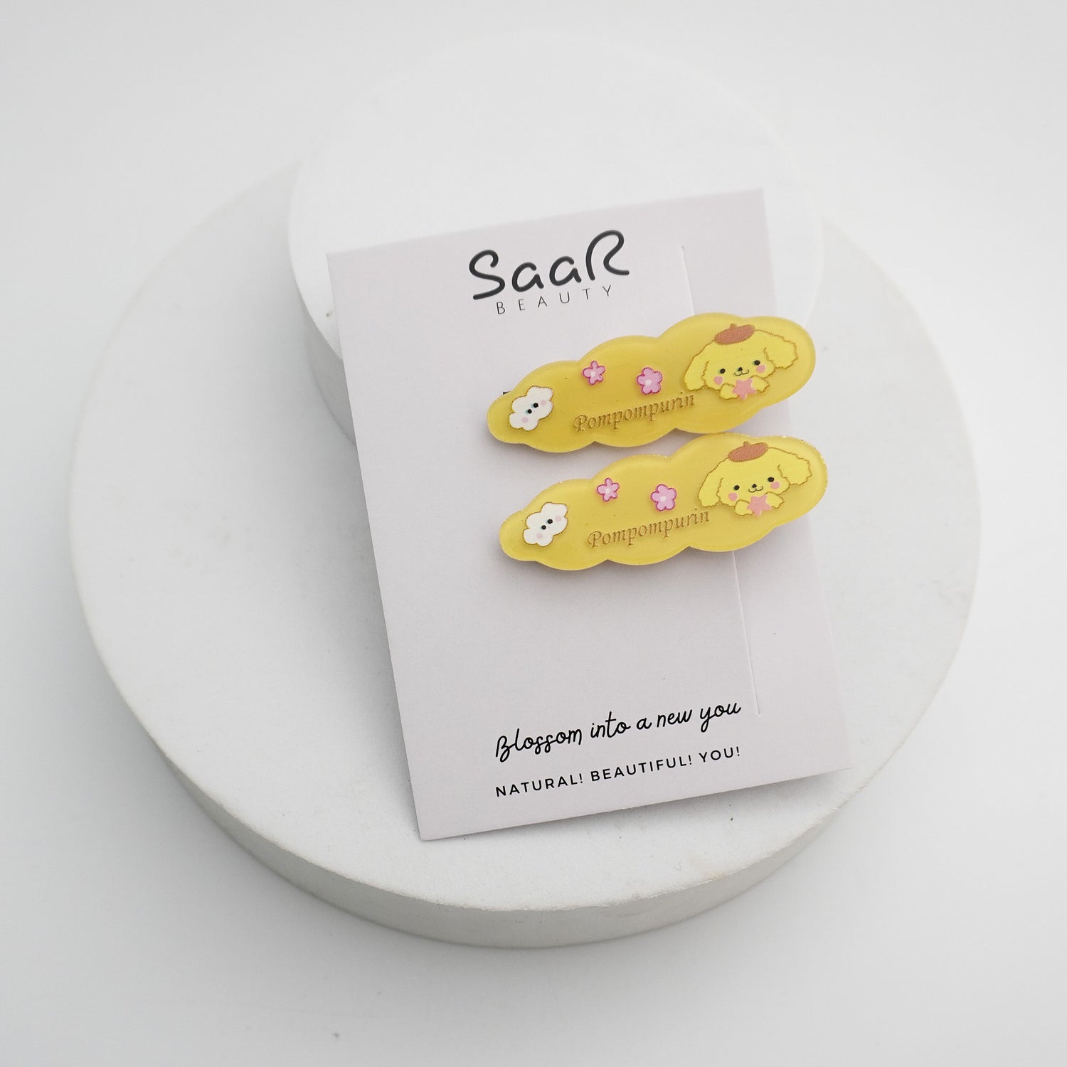 Cartoon Character Hair Clip Set – Pack of 2 Fun and High-Quality Clips for Girls, Women &amp; Kids by SaaR Beauty