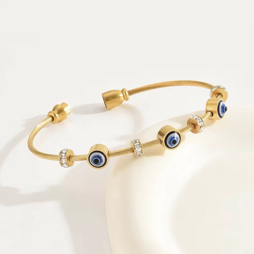 Waterproof Protecting Evil Eye Bracelet