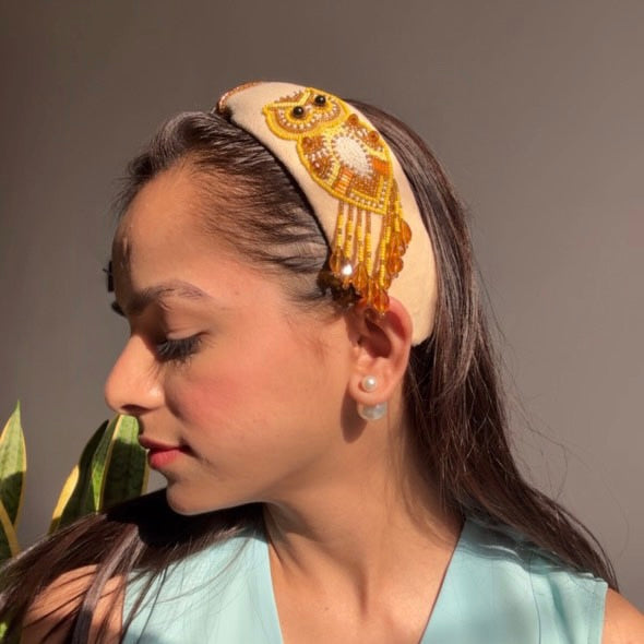 IN HOUSE HAND CRAFTED BEADED HAIRBAND HEADBAND