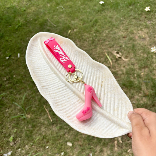 Stylish Barbie-Themed Silicone Keychains | Durable and Trendy Accessories