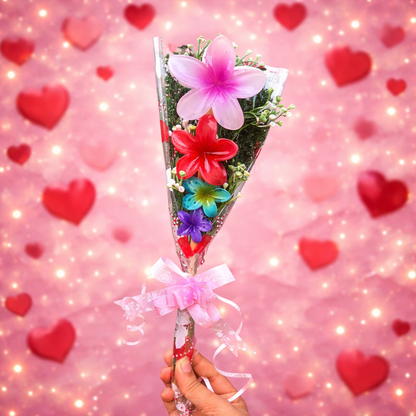 Compact Flower Claw Clip Bouquet Gift Set – Perfect Hair Accessories by SaaR Beauty – Set of 4 Hair Clutchers