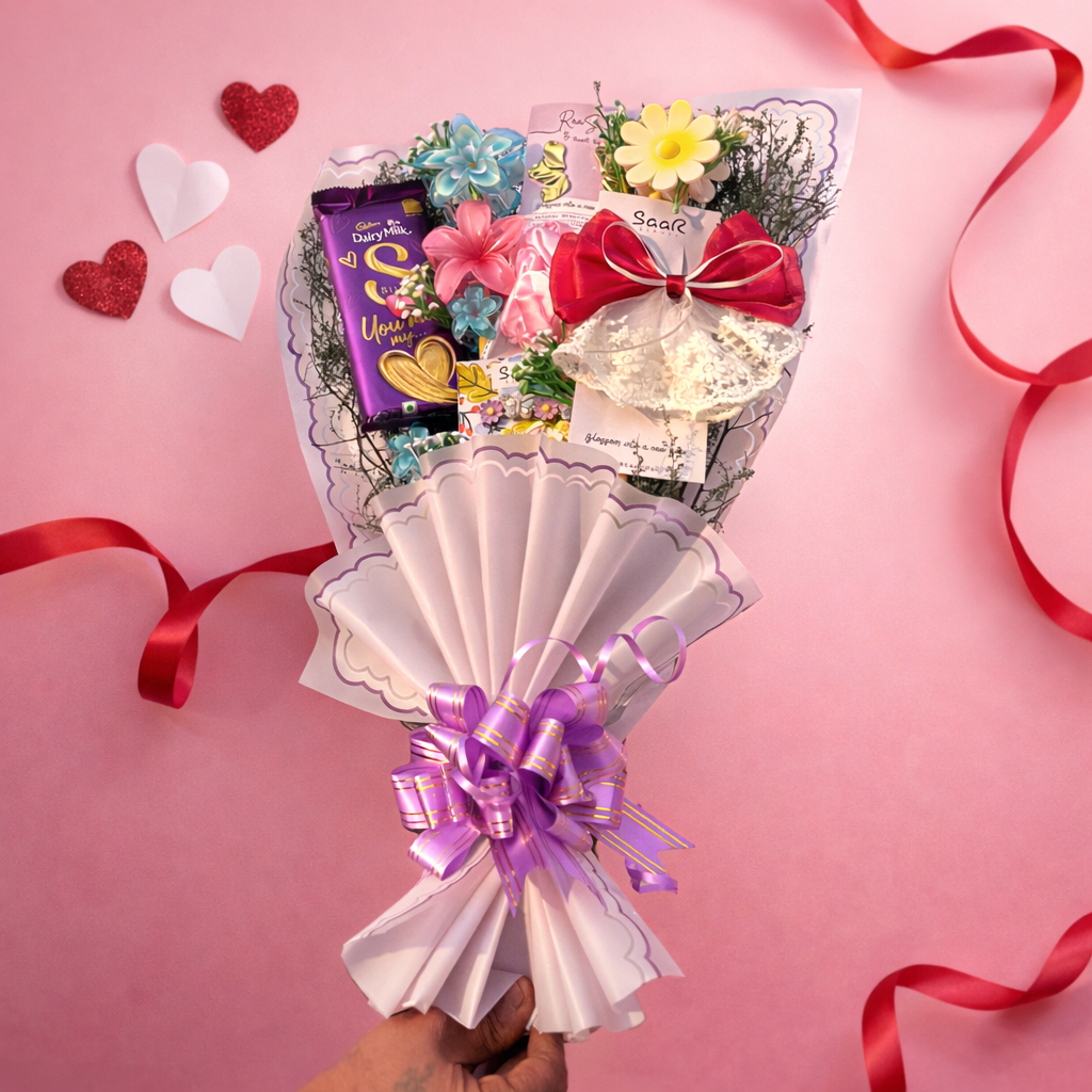 Chocolate Lover’s Forever Bouquet Gift Hamper-SaaR Beauty