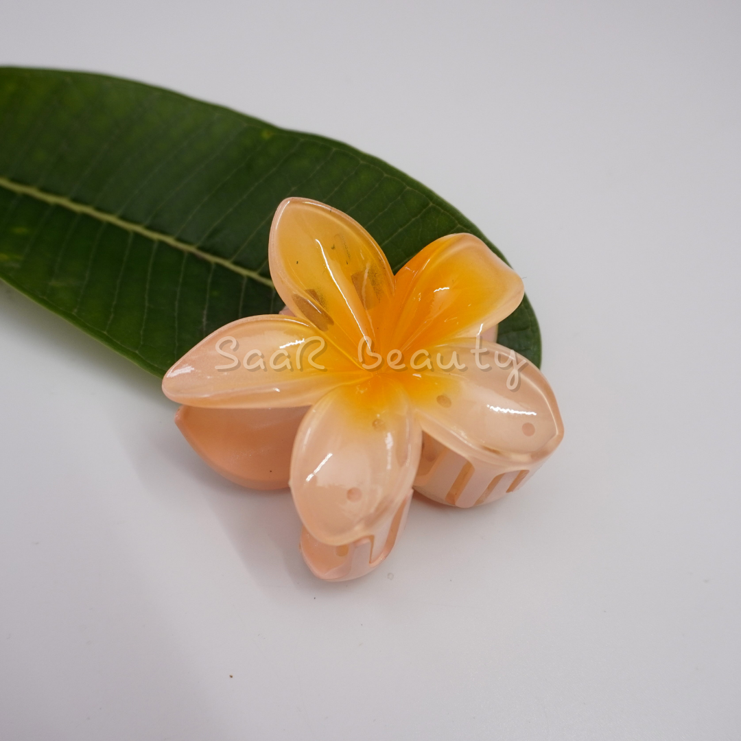 Medium Viral Flower Claw Hair Clip – Vibrant & Durable Hair Accessory for All Hair Types by SaaR Beauty
