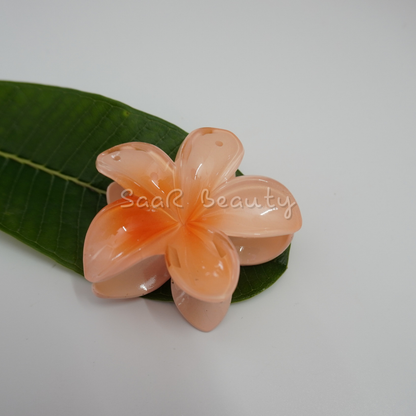 Medium Viral Flower Claw Hair Clip – Vibrant & Durable Hair Accessory for All Hair Types by SaaR Beauty