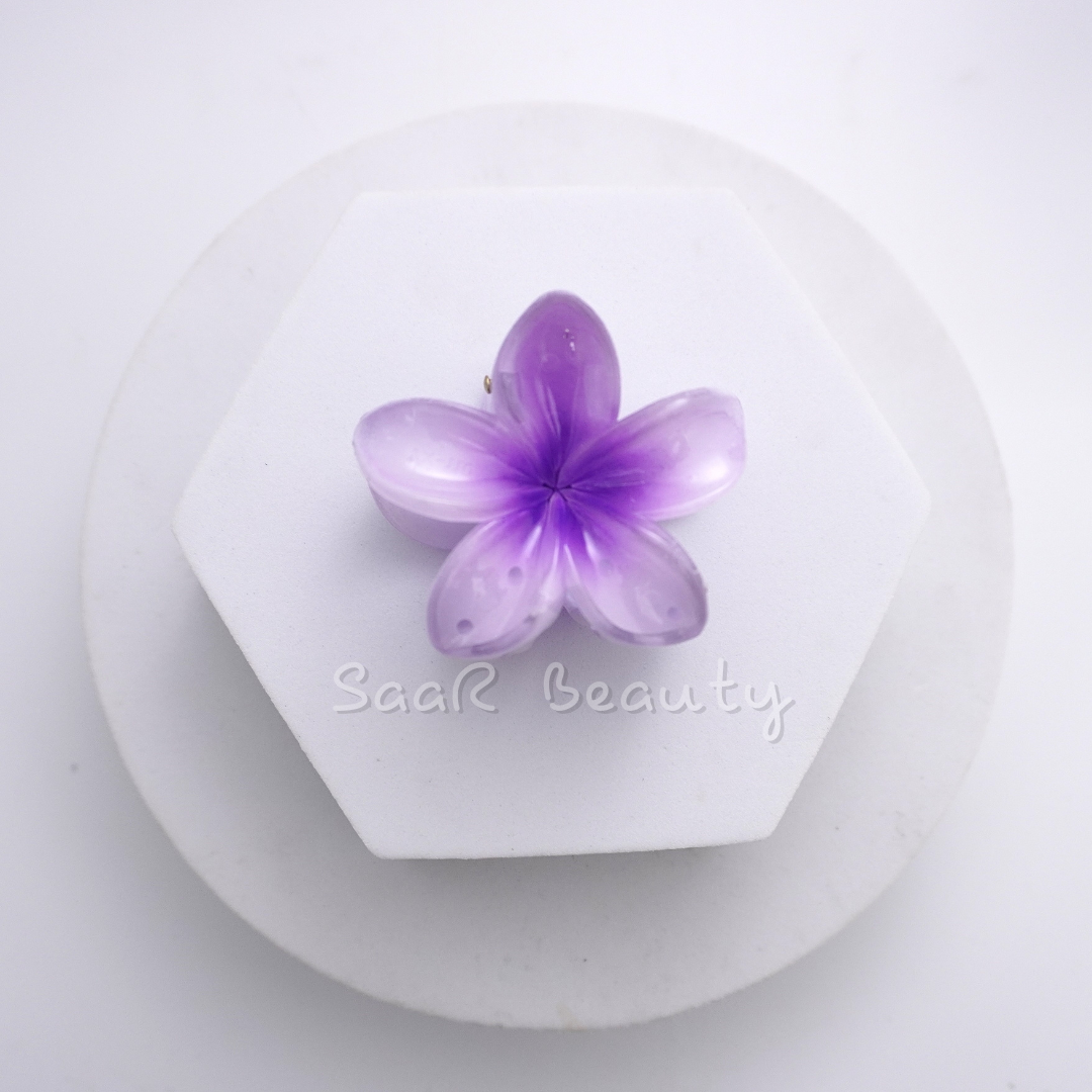 Small Viral Flower Claw Hair Clip – Stylish &amp; Durable Vibrant Hair Accessory by SaaR Beauty