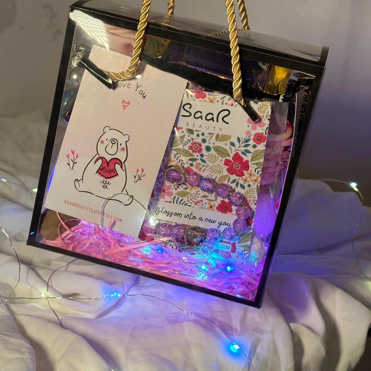 Magical Birthday Gift Surprise Hamper – Fairy Light, Jewelry & Scrunchies
