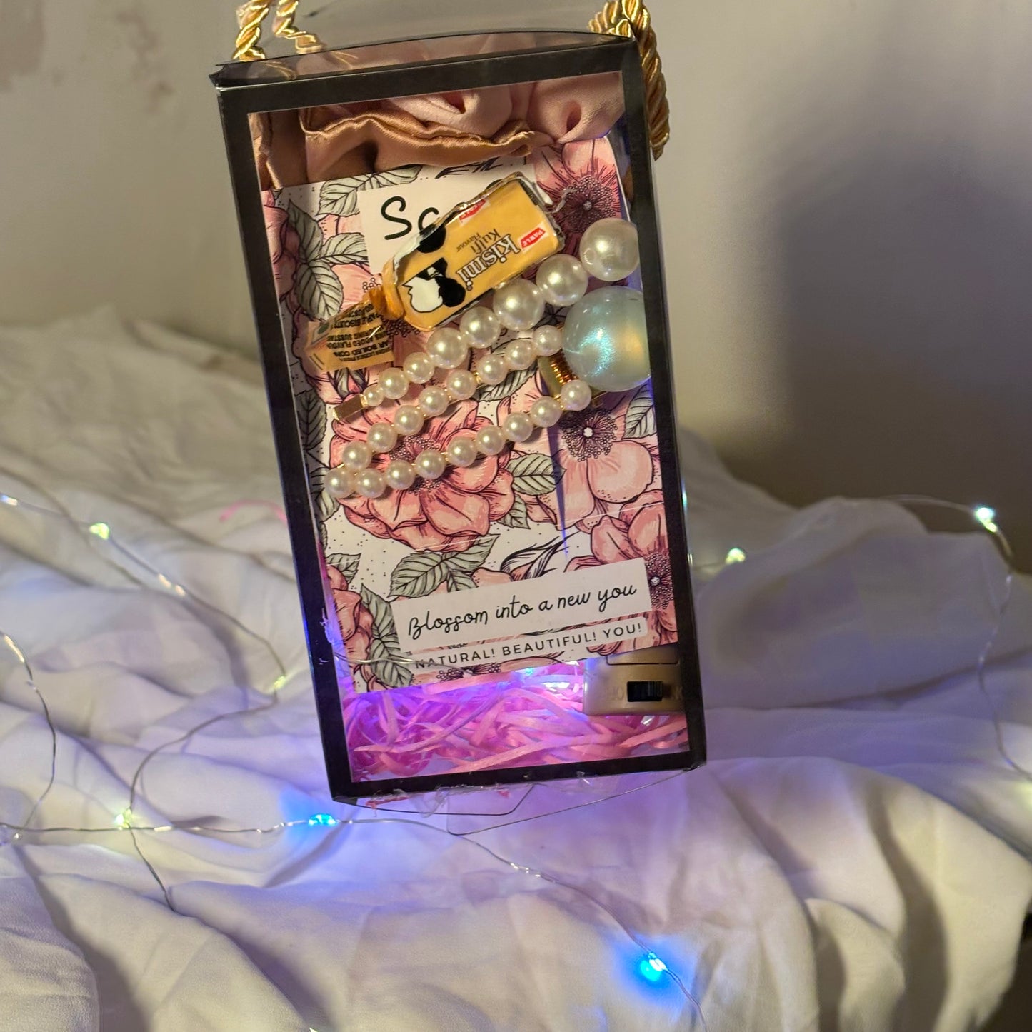 Magical Birthday Gift Surprise Hamper – Fairy Light, Jewelry & Scrunchies