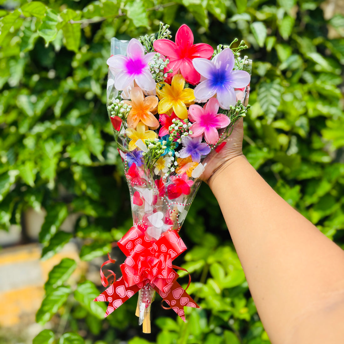 Exclusive Birthday Surprise Flower Claw Clip Bouquet with Viral Butterfly Clutcher – Set of 15 Hair Accessories | Unique Gift for Women &amp; Girls