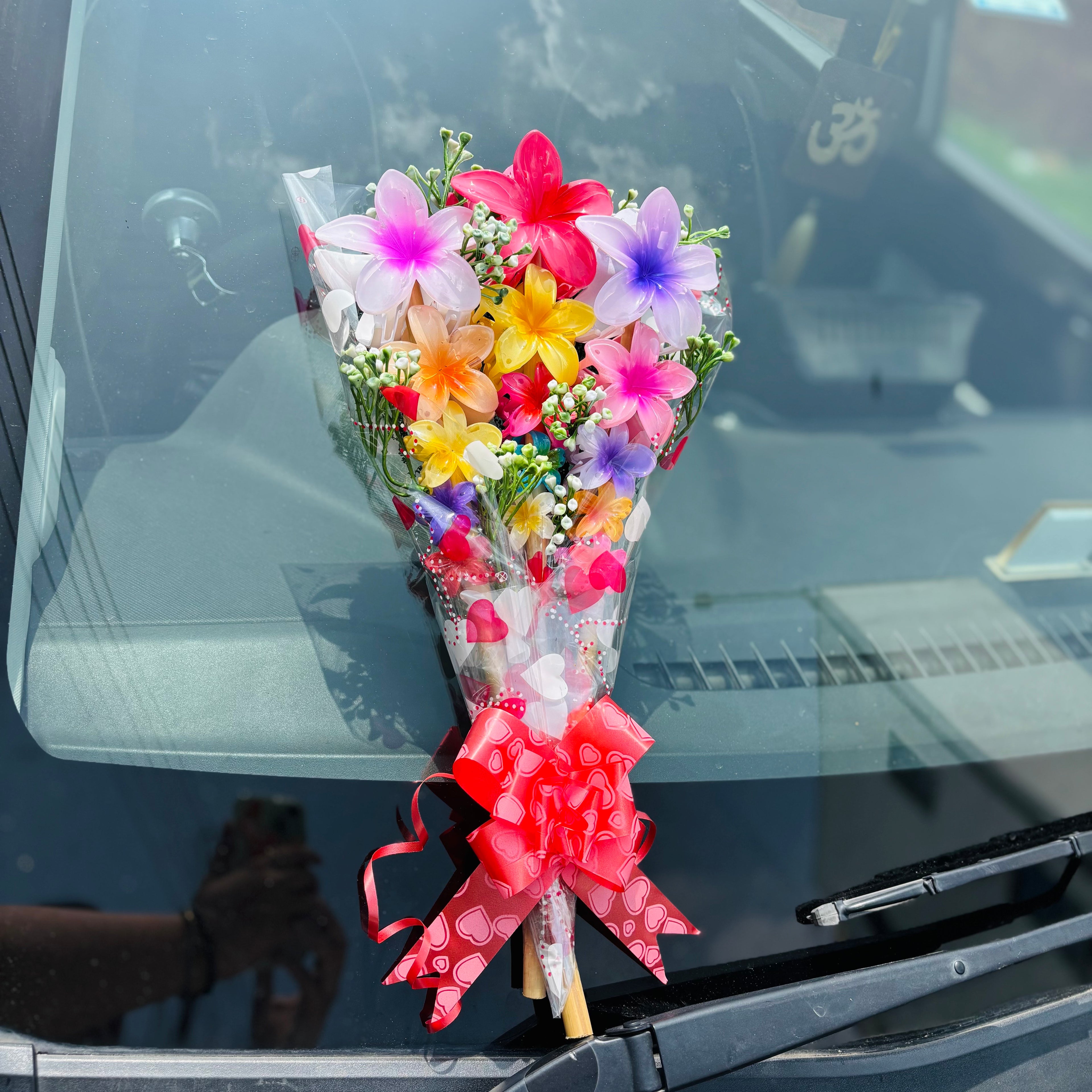 Exclusive Birthday Surprise Flower Claw Clip Bouquet with Viral Butterfly Clutcher – Set of 15 Hair Accessories | Unique Gift for Women &amp; Girls