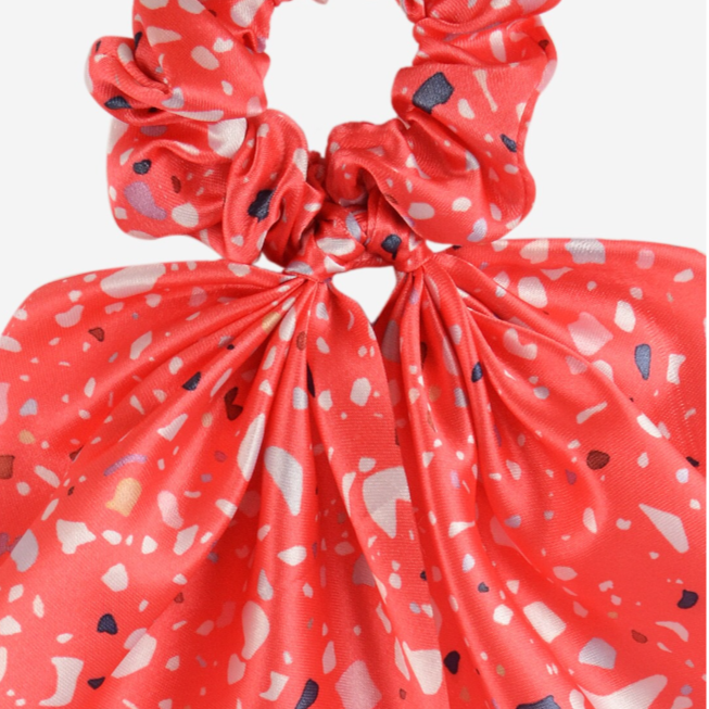 In House The Designer Marbel Scarf Scrunchies