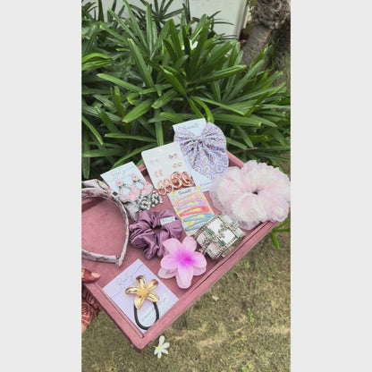 Birthday Surprise Gift Box for Women & Girls – Jewelry & Hair Accessories by Saar Beauty 🎉💝