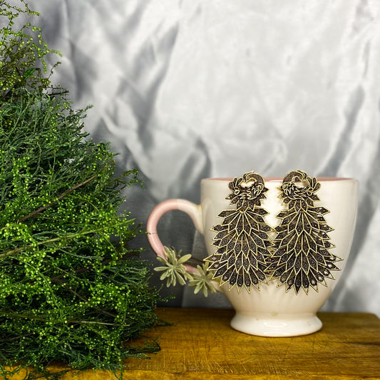 MULTI COLOUR PEACOCK EARRINGS